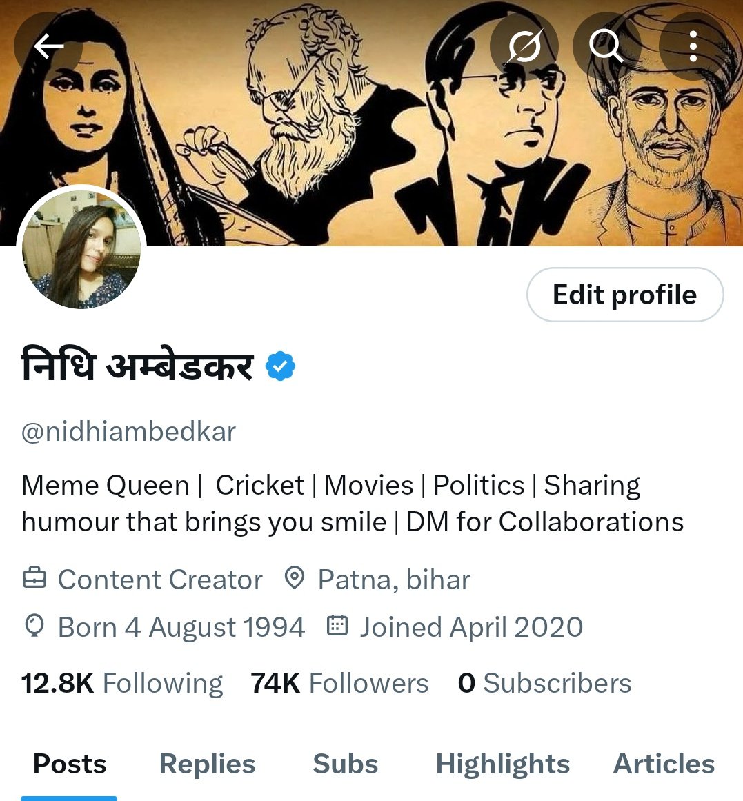 निधि अम्बेडकर tweet media