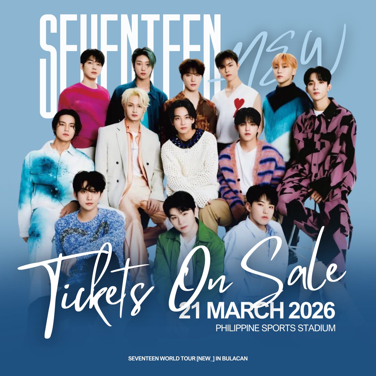 philconcerts's tweet image. Philippine CARATs, i-claim nyo na! May your manifestation tweets turn into “TICKET SECURED” 🙏🫶

BOO SEUNGKWAN
BOO SEUNGKWAN
BOO SEUNGKWAN

GENERAL TICKET SALES for the SEVENTEEN WORLD TOUR [NEW_] IN BULACAN starts at 1PM PHT today via SM Tickets outlets and…