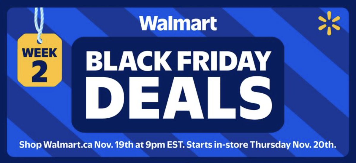 WalmartCAGaming's tweet image. The deals have arrived!

Week 2 of Walmart Canada&apos;s Black Friday Deals are now live online.

➡️ walmart.ca/en/shop/black-…