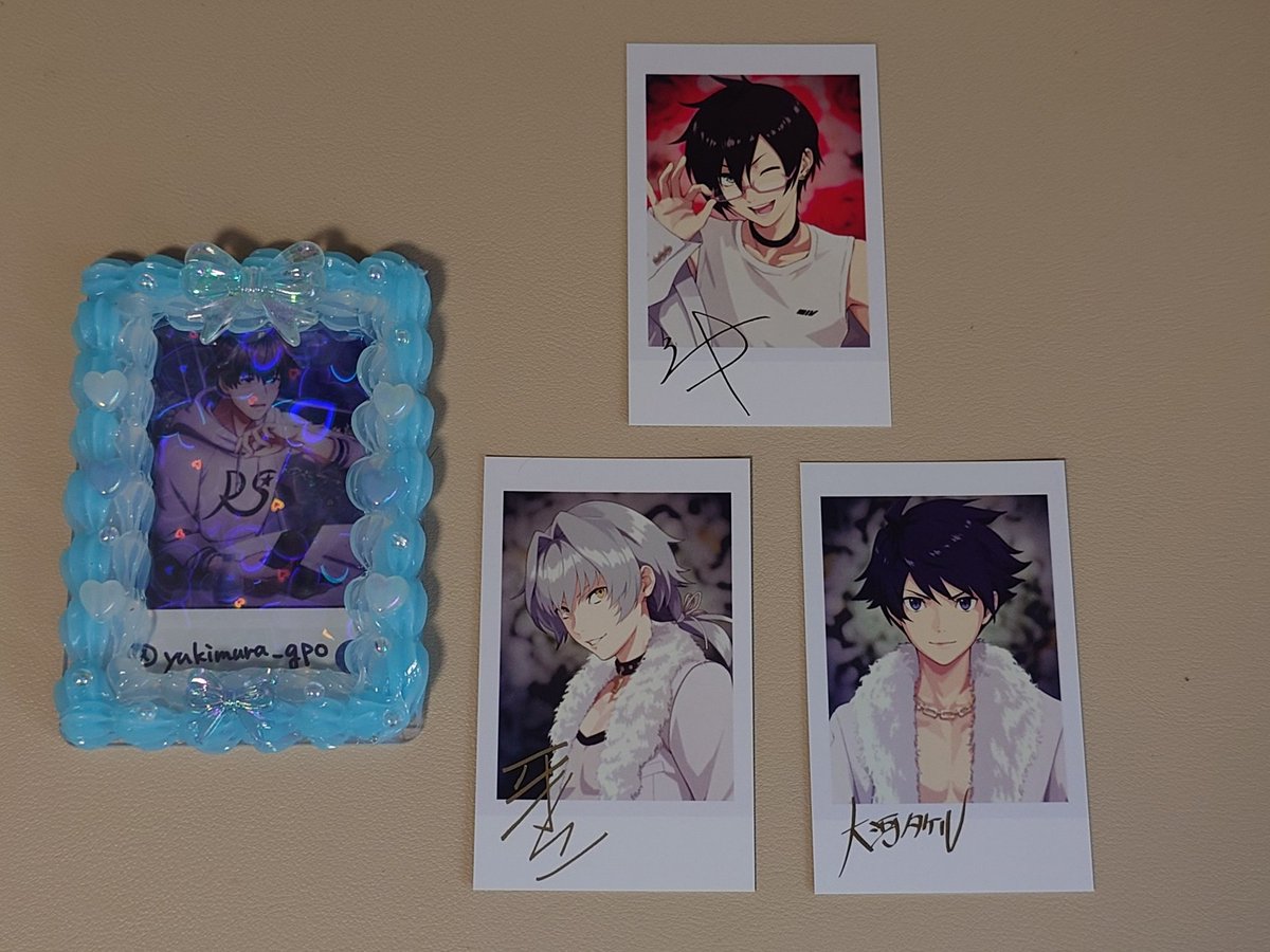 交換】SideM FiFS展 インスタントフォト風カード フォトカ 等身 White