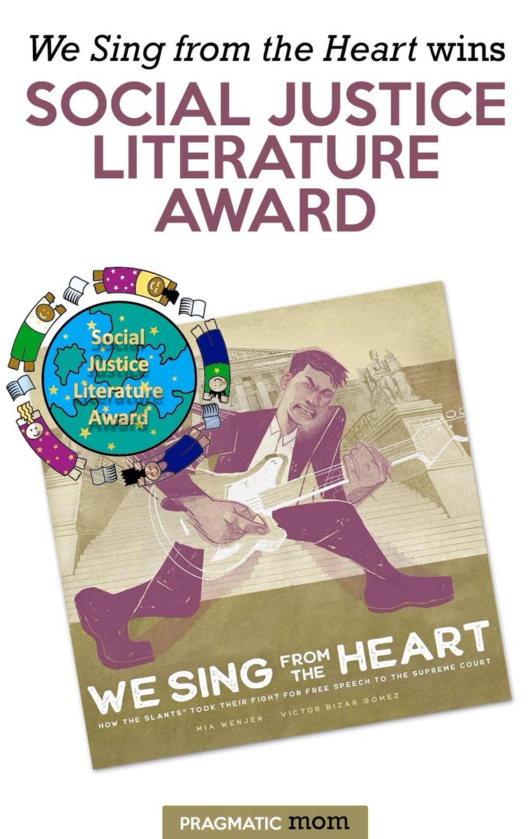 pragmaticmom's tweet image. We Sing From the Heart Wins Social Justice Literature Award buff.ly/aNmiKrK via @pragmaticmom @redcometpress #ReadYourWorld #AAPI #picturebook #biography #middlegrade