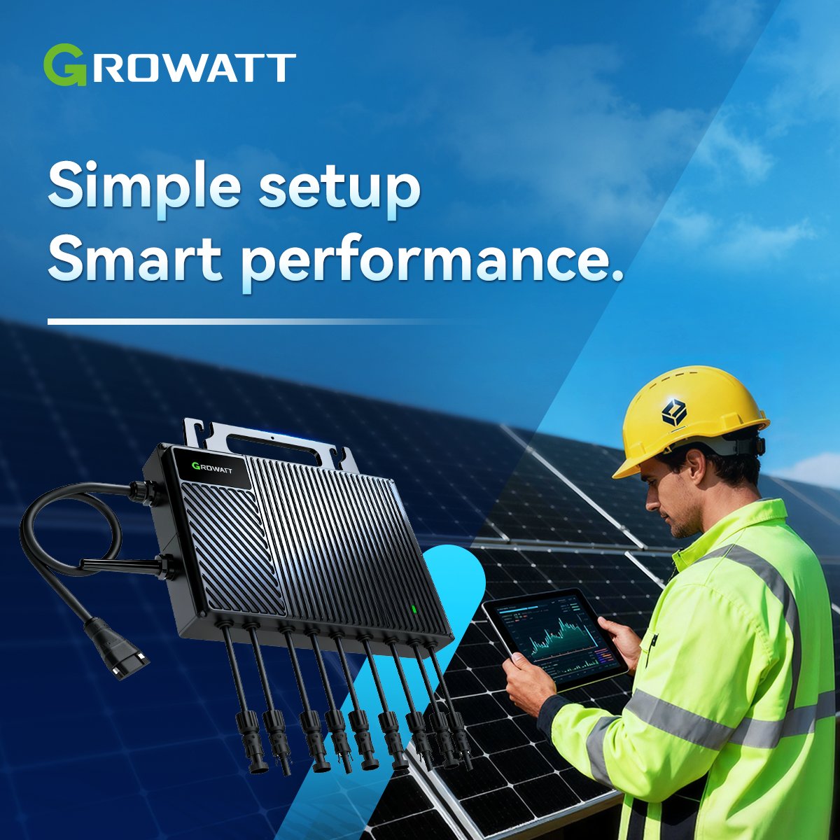 GrowattInverter's tweet image. The NEO 1600–2500M-X2 has been standing as a flagship Growatt microinverter solution, delivering superior efficiency, intelligent control, and dependable performance for today’s rooftop solar systems.
Learn more: en.growatt.com/products/neo-1…
#Growatt #Microinverter #NEO