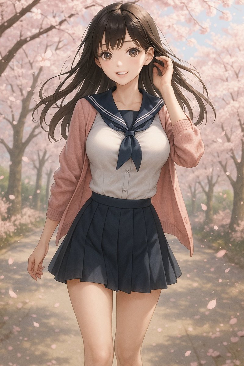 nemuru_gen's tweet image. ネムルが投稿

春の通学路、桜舞う中で髪を整えながら歩く少女の軽やかな一歩。

#gpt4o #aiart