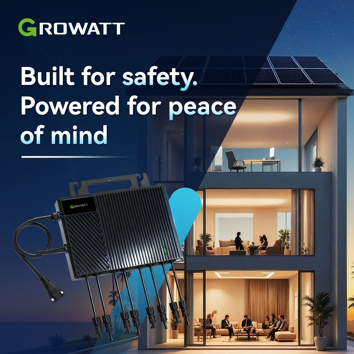 GrowattInverter's tweet image. The NEO 1600–2500M-X2 has been standing as a flagship Growatt microinverter solution, delivering superior efficiency, intelligent control, and dependable performance for today’s rooftop solar systems.
Learn more: en.growatt.com/products/neo-1…
#Growatt #Microinverter #NEO