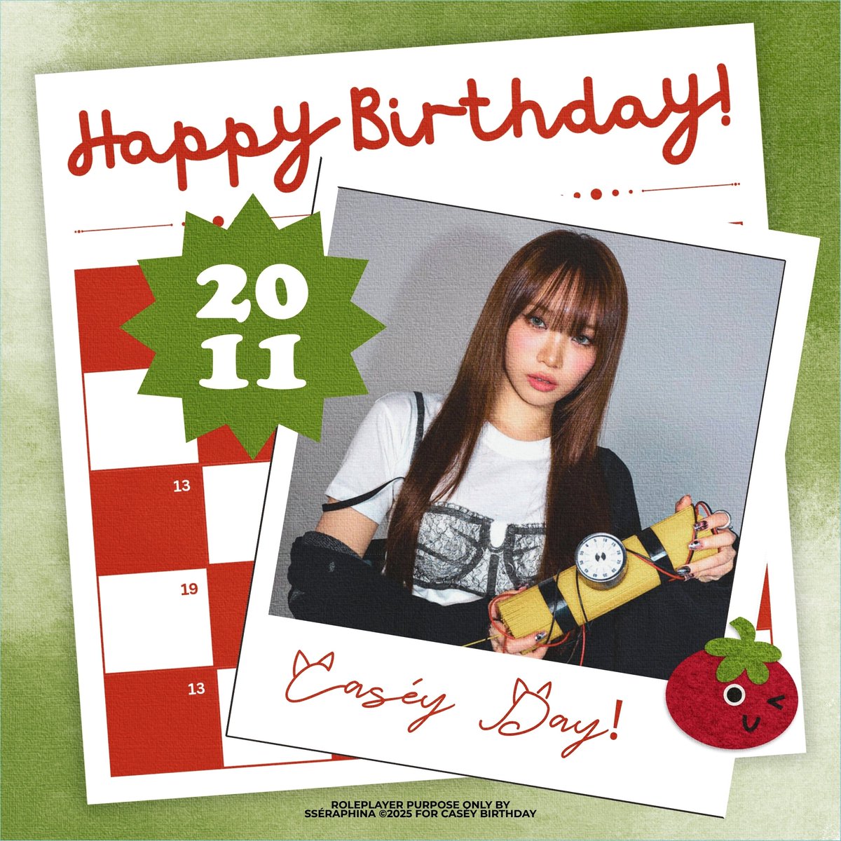 SSERAPHINAOFC's tweet photo. ㅤ

❮   #SSERA_BIRTHDAY   ❯
    ·   ·   જ⁀➴
💌  20-11-2000 :   Happy birthday to our beloved leader, Caséy (@focaloire)! Wishing the brightest soul a beautiful year ahead. May your days be filled with moments that remind you how loved you truly are! 🎁❤

ㅤ https://t.co/uyHkEV1uCp