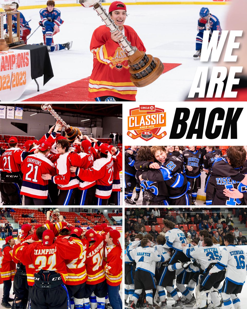 SAHockeyAcademy's tweet image. We are excited to be back playing U18’s best at the @CircleKClassic this holiday season! 

#SAHA #CSSHL #CircleKClassic