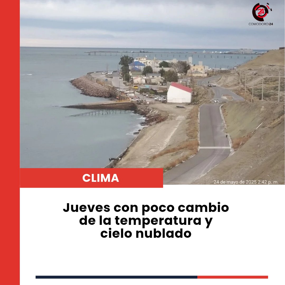 #Clima Así lo anticipó el Servicio Meteorológico Nacional, la máxima podría llegar a los 16°C
⬇️Más en⬇️
comodoro24.com.ar/jueves-con-poc…