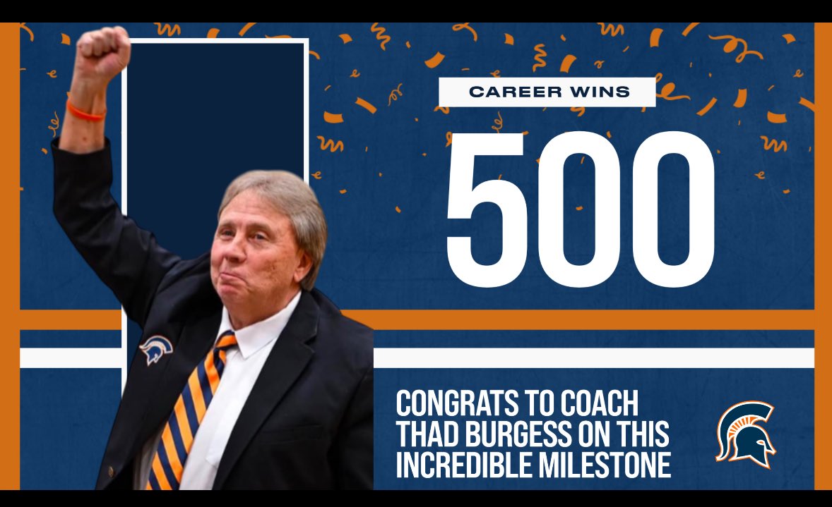 SummitHSBball's tweet image. Congrats to our one and only Coach Burgess! 500 wins! We love what he has brought to the program! 

#GoSpartans @mopatton_sports @cspulliam @wcsCOAthletics