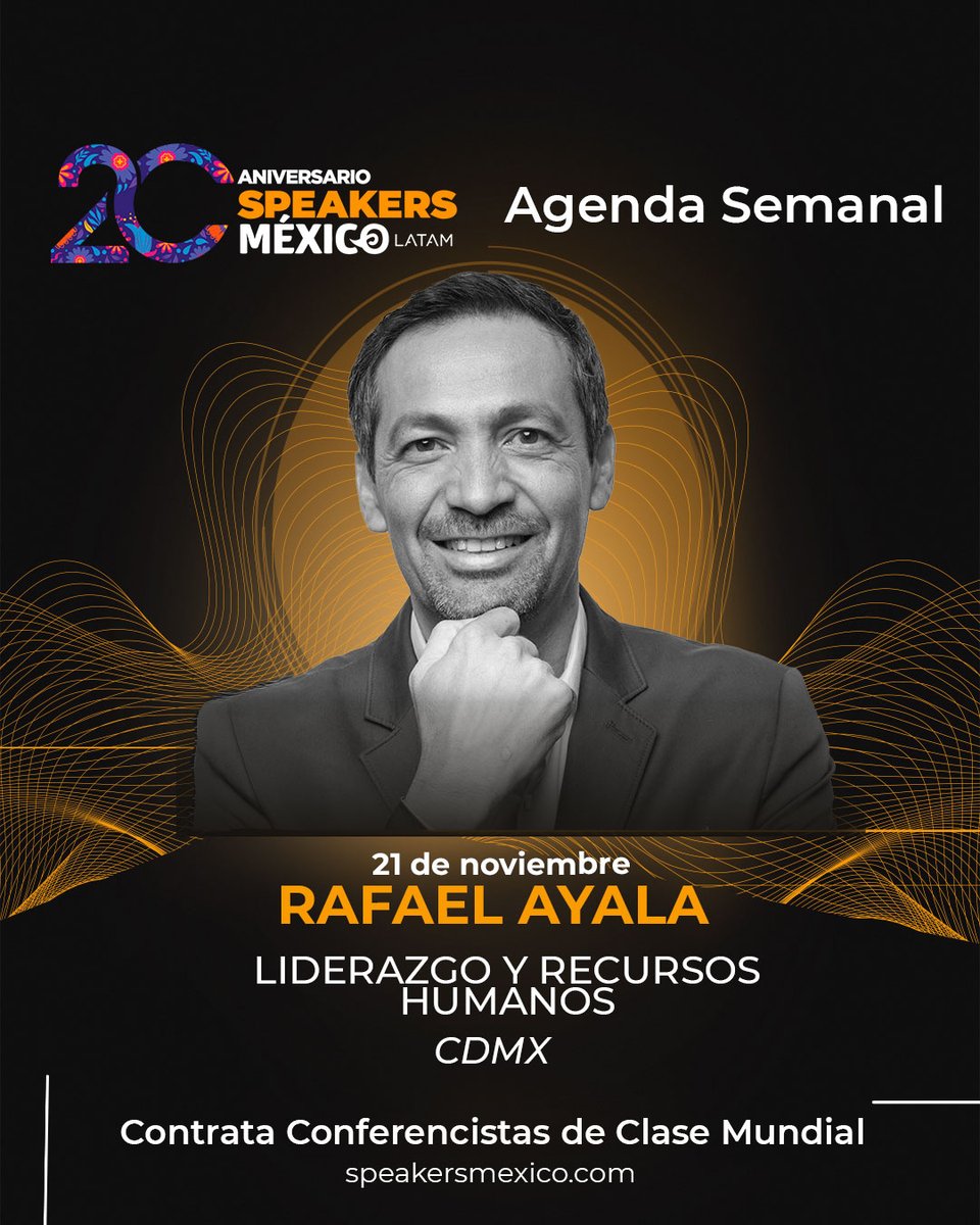 Nuevos temas, nuevos retos y nuevas audiencias. Esta semana en Speakers México, llevamos conocimiento estratégico y liderazgo práctico a empresas.

Si estás planeando tu evento, te ayudamos a elegir al conferencista en menos de 24 horas
55 5680 6051 | speakersmexico.com
