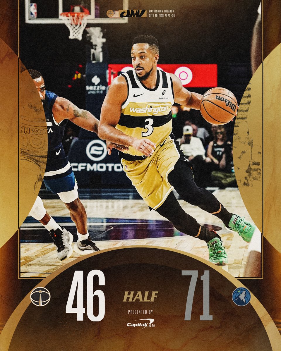 Halftime.

#ForTheDistrict | @CapitalOne 