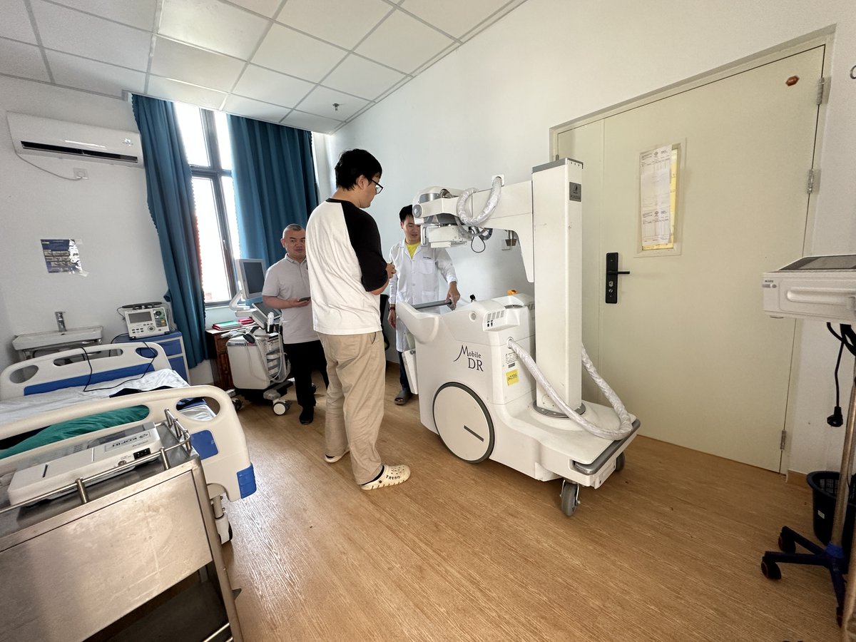 PerloveMedical's tweet photo. Successful installation of the Medical Diagnostic X-Ray and Mobile DR in Laos!🇱🇦

Proud to support local hospitals with advanced imaging technology, enhancing diagnostic accuracy and clinical efficiency. 🏥🔍
#PerloveMedical #MedicalImaging #XraySystem #Laos https://t.co/VWP6sRGGpC