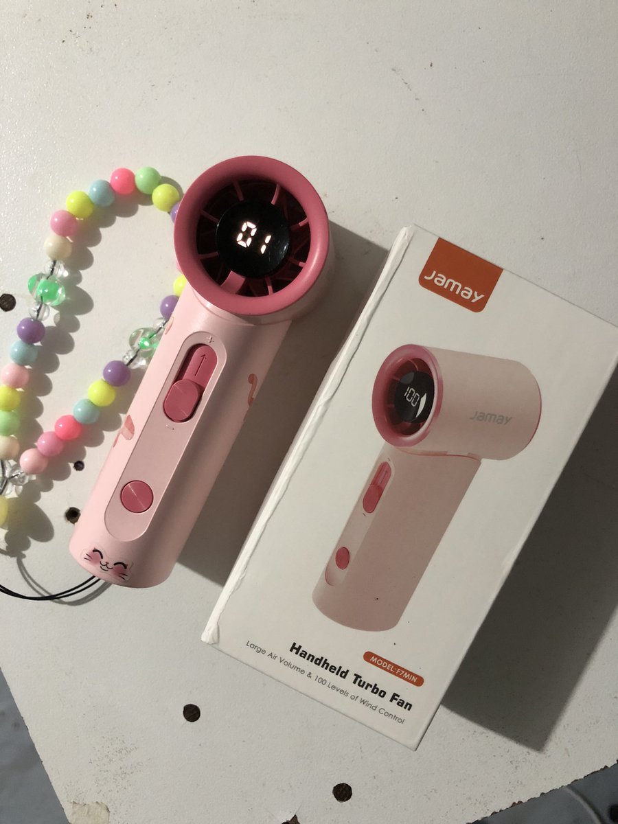 bayannasplitz's tweet photo. wts lfb ph | Jamay F7 Mini Turbo Fan in PINK 🩷

- used thrice 
- no issue
- unit, box, manual, lanyard

🧸₱450 (PAYO) | ₱500 (DOP: 7 days)
mop: gcash, seabank
mod: j&amp;t, lalamove (for sdd)

📍San Fernando, Pampanga https://t.co/wVnoa2tfC1