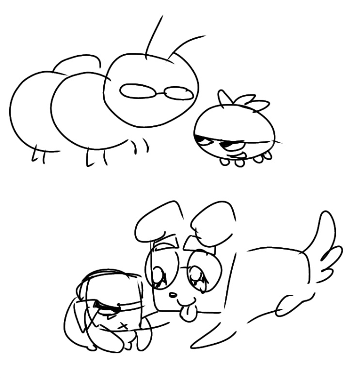 lithiumlycan's tweet image. These ones too Idk if I&apos;ll stick with this for his final design the hair is kinda throwing me off. But his fit is fire so