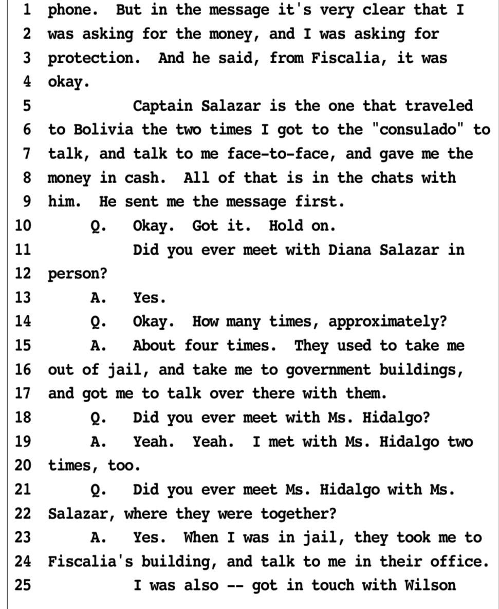 XavierJordanM's tweet image. Ecuador 🇪🇨 🚨🚨 

Las imágenes publicadas a continuación, son de la version de Marcelo Lasso, quien era testigo protegido de la @FiscaliaEcuador en los casos Metástasis y Fernando Villavicencio (+). Hoy en su versión para la corte en 🇺🇸, dice textualmente quienes son : 

LOS…