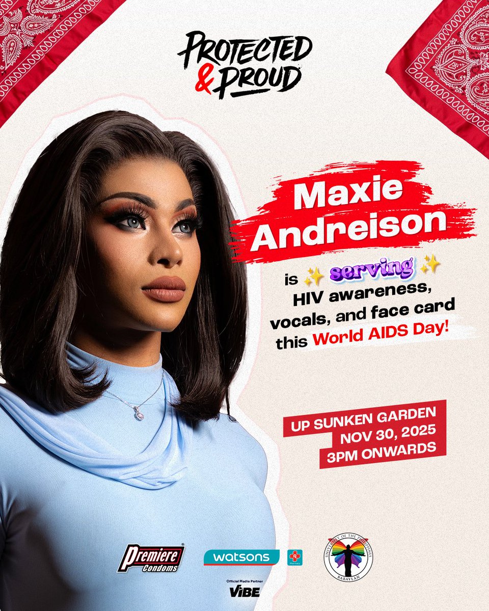 A World Record is about to be SNATCHED this November 30 at UP Sunken Garden!

Joining us at Protected &amp; Proud is Drag Race Philippines S3 Winner <a href="/maxieandreison/">Maxie Andreison</a>  to join the attempt for the Largest Condom Donation in one hour! 🔥

Buy the PREMIERE Condoms Love Bundle Pack at