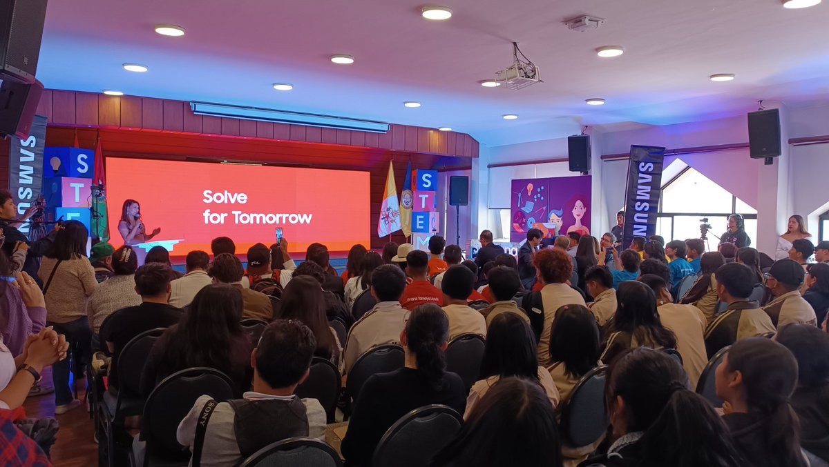 Aygun_Digital's tweet image. 🟠#Aygün🇧🇴 | @SamsungBolivia anuncia a los cinco finalistas de Solve for Tomorrow 2025 en Bolivia aygun.com.bo/solve-for-tomo…