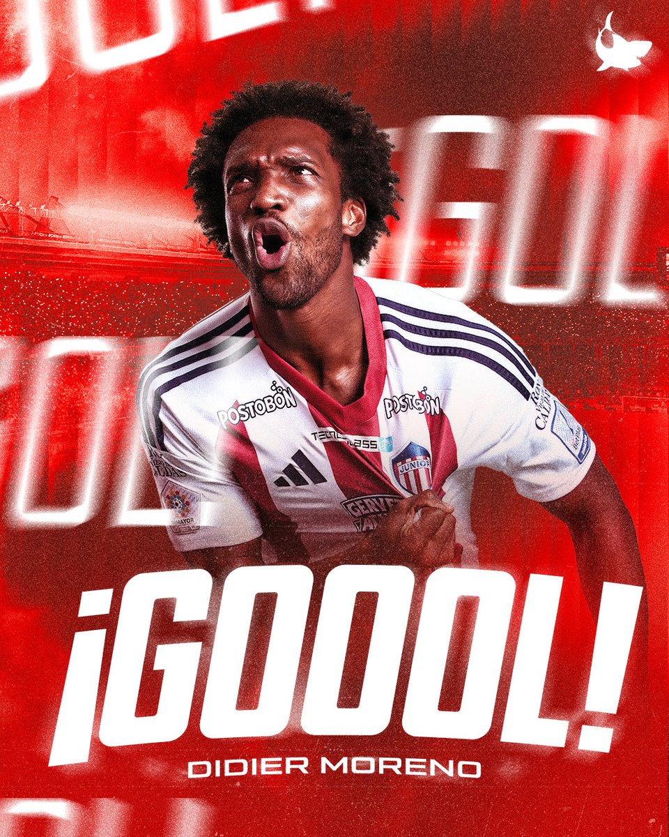 35’⌚▶️ |1-0| ¡GOOOOOOOOLLLLLLLLLLLLLLLLLLLLLLLLLLLLLLLLLLLLLL!
¡DIDIERRRRRRRRRRRRR! 

<a href="/JuniorClubSA/">Junior FC</a> 🆚 DIM
  
#VamosJunior🔴⚪🔵
