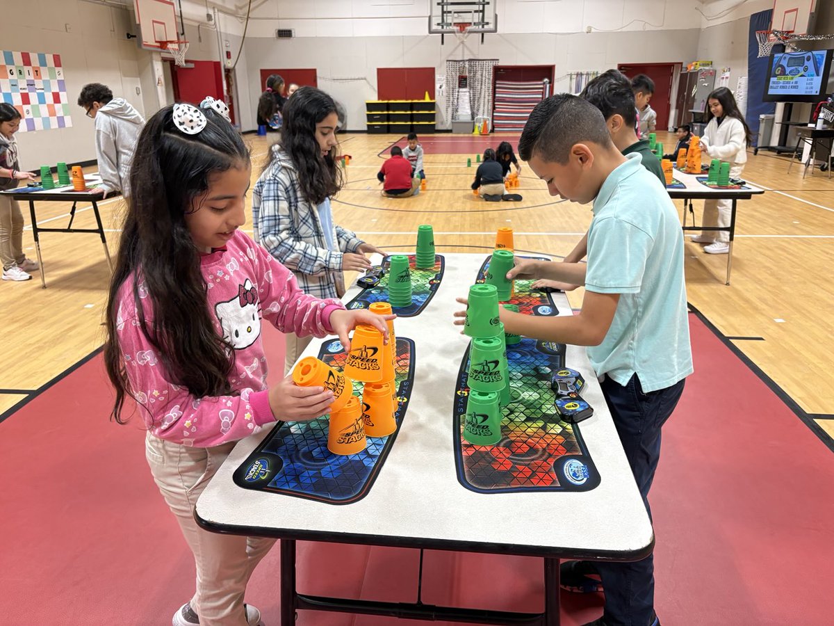 livelype's tweet image. Our ⁦@LivelyEagles have⁩ been enjoying #stackup2025 ⁦@SpeedStacksInc⁩ ⁦@SpeedStacks_com⁩ What is your personal best? #iisdpe