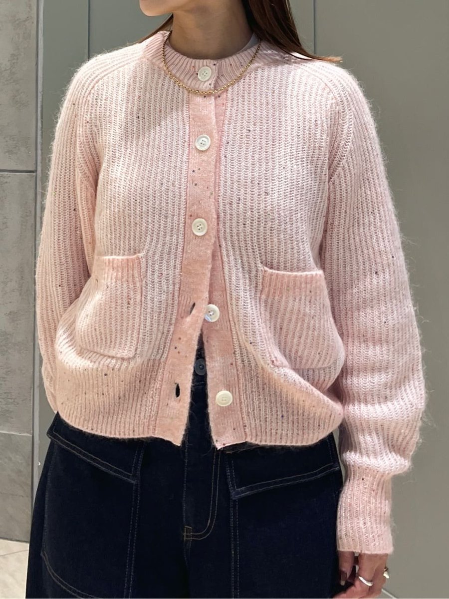 UNITED ARROWS フラワー スパンコール カーディガン フラワー スパンコール カーディガン