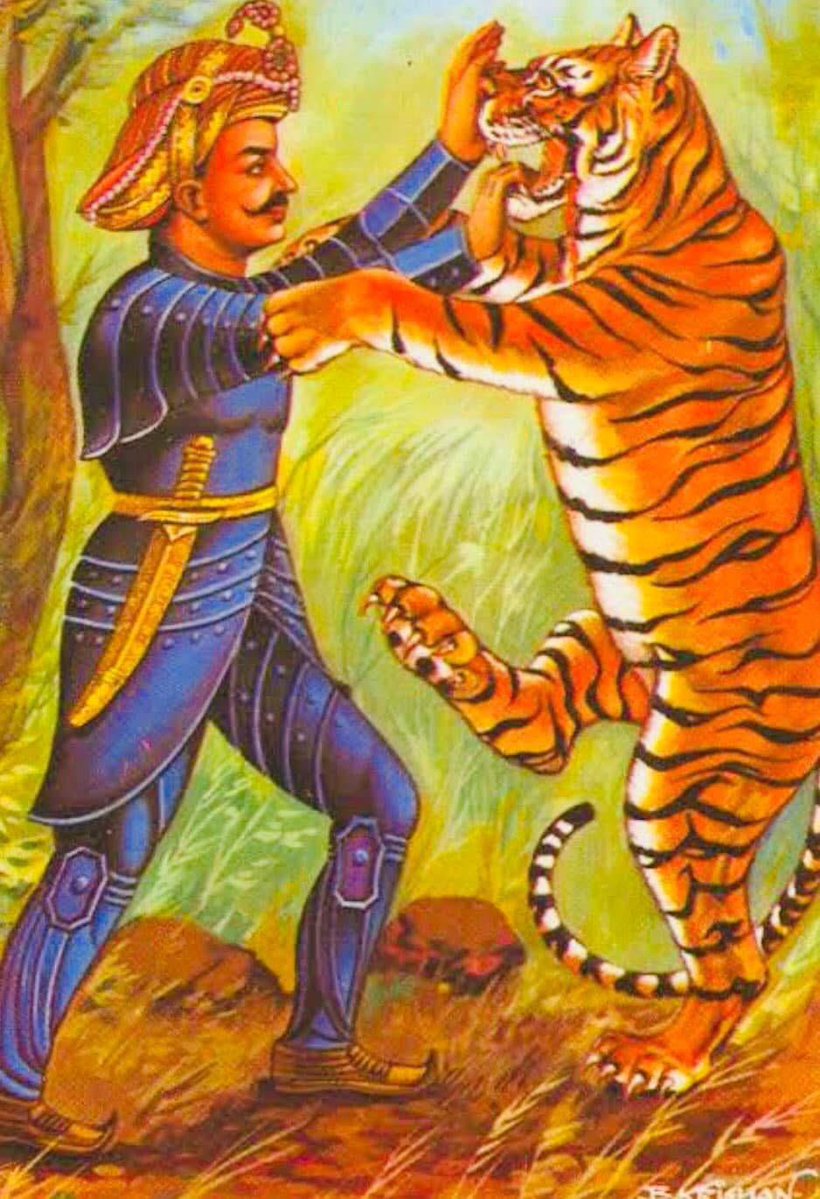 drkafeelkhan's tweet image. Tribute to Badshah Nasib ad-Dawlah
Mir Fateh Ali Bahadur Tipu aka #TipuSultan sahab - the Tiger of Mysore and a pioneer of rocket artillery🙏