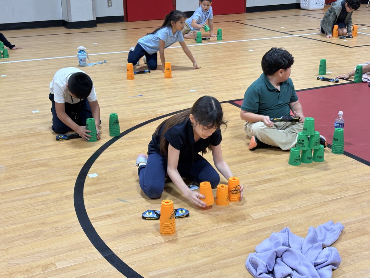 livelype's tweet image. Our ⁦@LivelyEagles have⁩ been enjoying #stackup2025 ⁦@SpeedStacksInc⁩ ⁦@SpeedStacks_com⁩ What is your personal best? #iisdpe