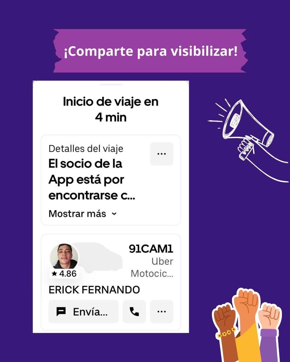 🚨 Un motociclista de <a href="/Uber/">Uber</a> robó una computadora del OCNF.
El repartidor llegó al domicilio, no entregó nada y dejó de responder.
Uber solo dijo que “tomará acciones”, pero no ha dado respuestas.
📢 Exigimos responsabilidad y justicia. <a href="/FiscaliaCDMX/">Fiscalía CDMX</a> #uber 
Comparte