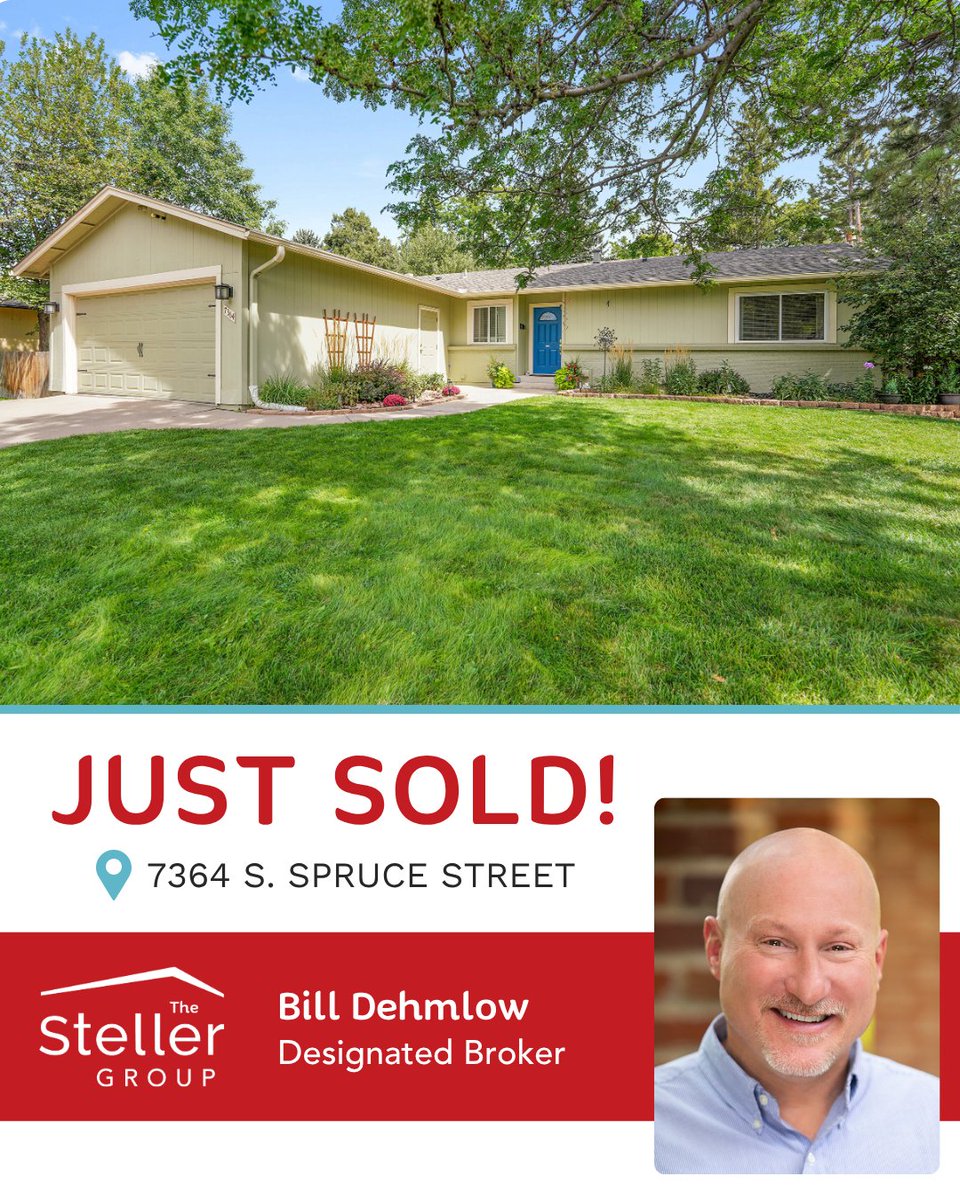 TheStellerGroup's tweet image. We’re excited to celebrate our sellers on a smooth closing. Bill’s expertise and steady communication made this process feel simple and supported from start to finish. Congratulations to our clients!

#DenverRealEstate #DenverRealtors #JustSold #CentennialCO #COHomesForSale