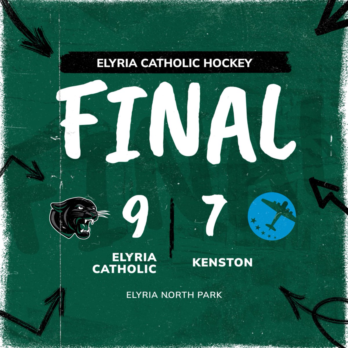 Panthers dominate at North Park!

Hat tricks: Basinger &amp; Cleary.
Goals: Grimes, Hemlinger, Shebak.
Assists: Grimes &amp; Hemlinger (3), Burns &amp; Shebak (2), plus Cleary &amp; JoJo Jancsura.

Way to go, Panthers! 🏒💪