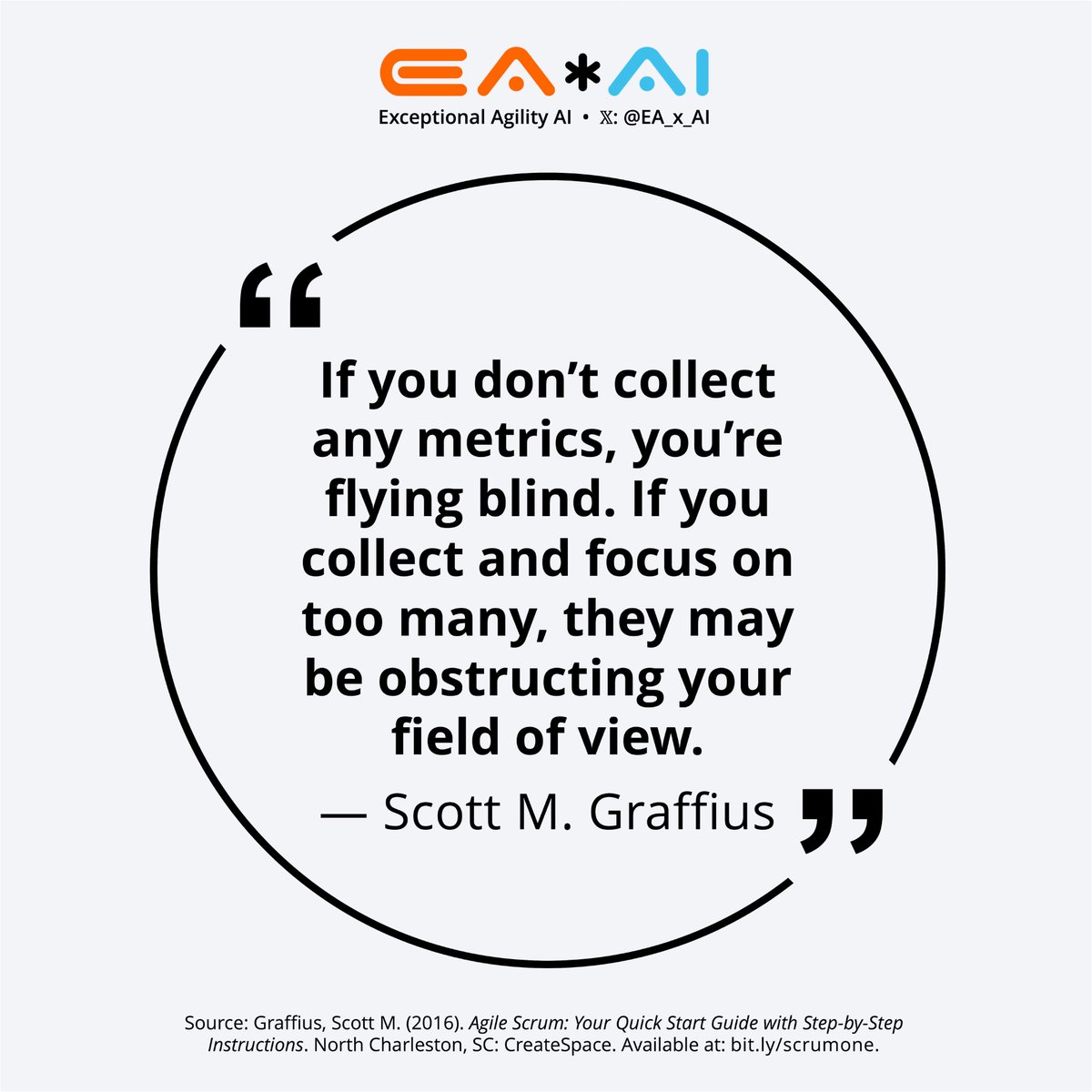 EA_x_AI's tweet image. “If you don’t collect any metrics, you’re flying blind. If you collect and focus on too many, they may be obstructing your field of view.” — Scott M. Graffius, Agile Scrum: Your Quick Start Guide with Step-by-Step Instructions

🔗 amzn.to/4lDULCV

#Metrics