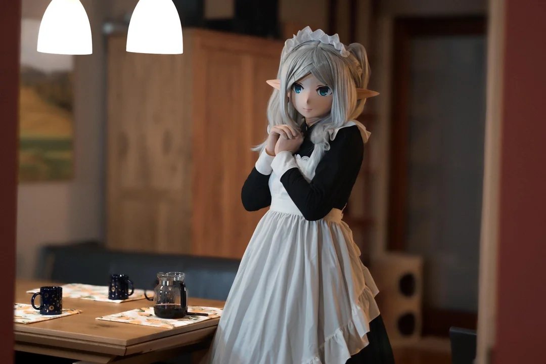 Not really? There are plenty of examples of people taking creative liberties with their Frieren cosplays. Goth Frierens, Playboy bunny Frierens, maid Frierens. There are probably even some JK Frieren cosplays given it was an art trend a while back.