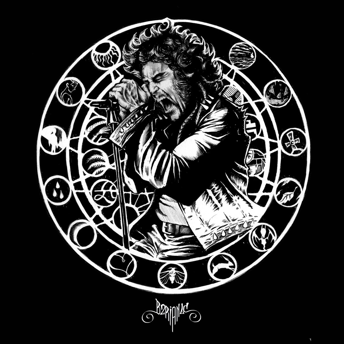 b2rian's tweet image. my portrait of Davey Havok
(of AFI, Blaqk Audio, Ramones X, Dreamcar, Son of Sam, and XTRMST)
done in pen, pencil, and sharpie