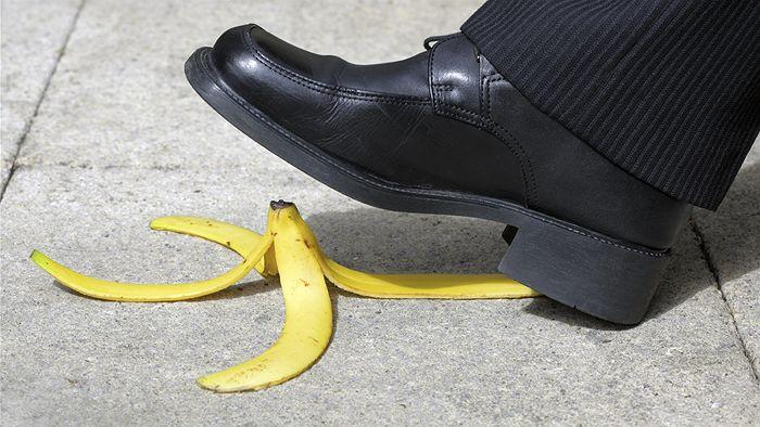hpmianything's tweet image. MAD TRIGGER CREW slipped on a banana peel!!! You wonder who left it there... Oh, it was Rosho...