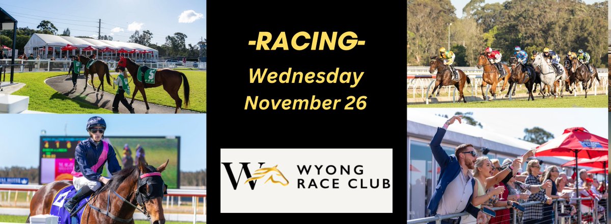 Noms are out for next Wednesday's Wyong meeting 👇with the following races extended
2100m 3YO &amp; Up BM68;
1350m Midway Cl1;
1350m Prov Maiden;
1600m 4YO &amp; Up Maiden;
1000m 2YO Maiden;
racing.racingnsw.com.au/FreeFields/Nom…