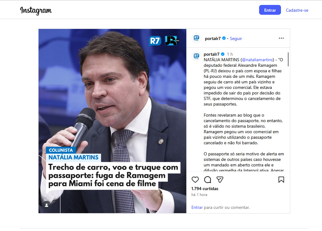 Mais um exilado...

País povoado por uma corja de desgraçados do demônio!