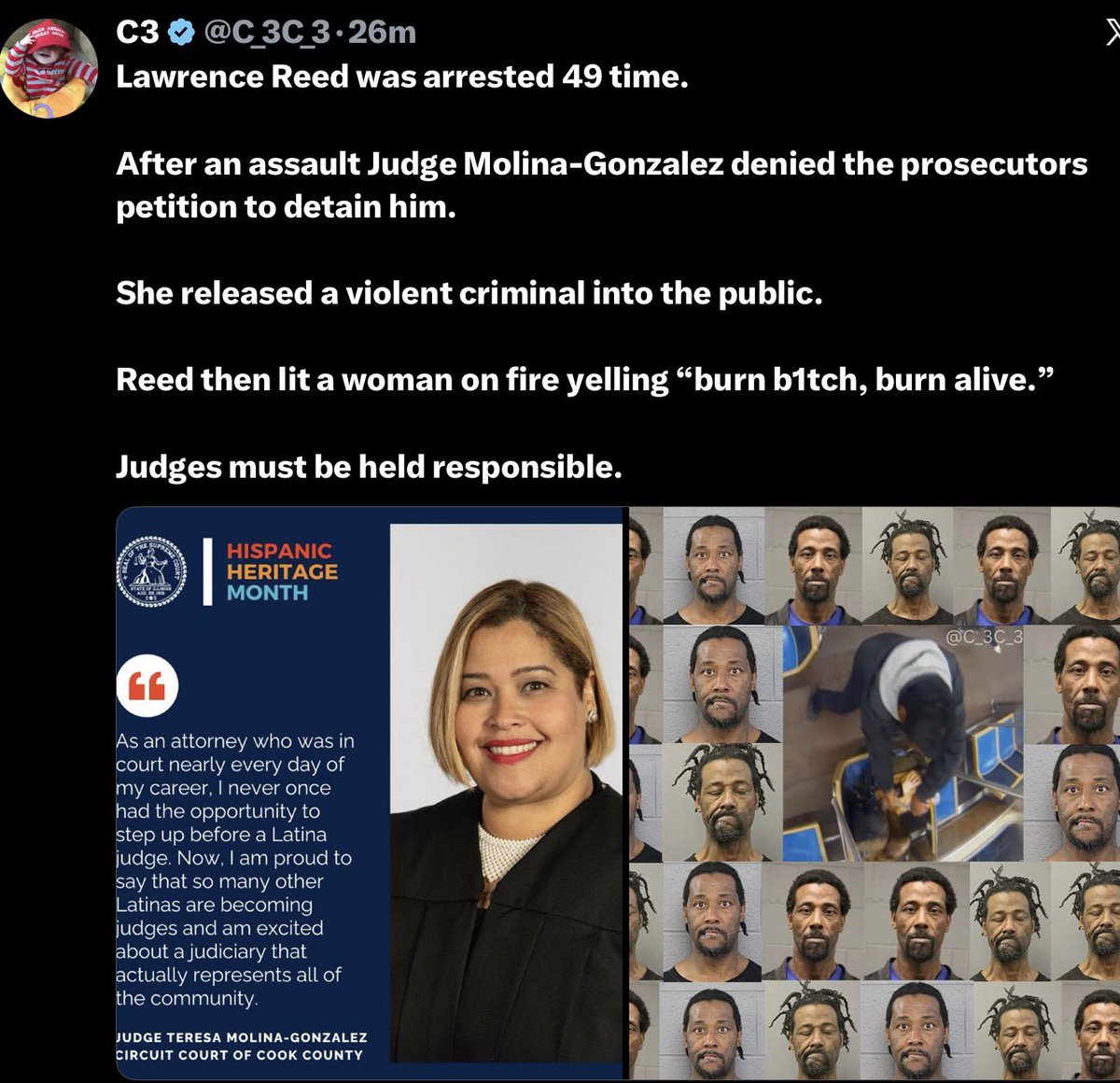 ludiChrisRod's tweet image. It appears to be this judge👇