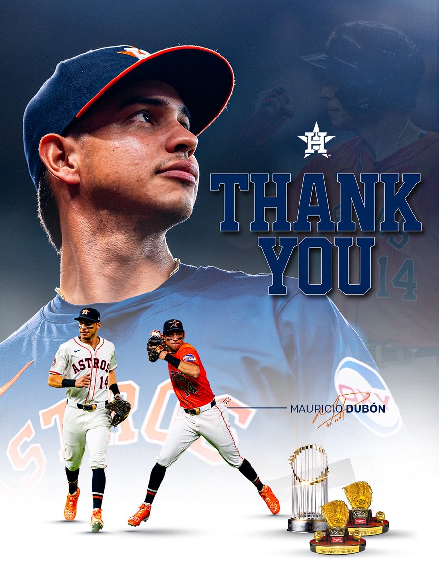 astros's tweet image. Forever grateful for you, Dubi. 

Thank you for everything, wishing you the best of luck in Atlanta.