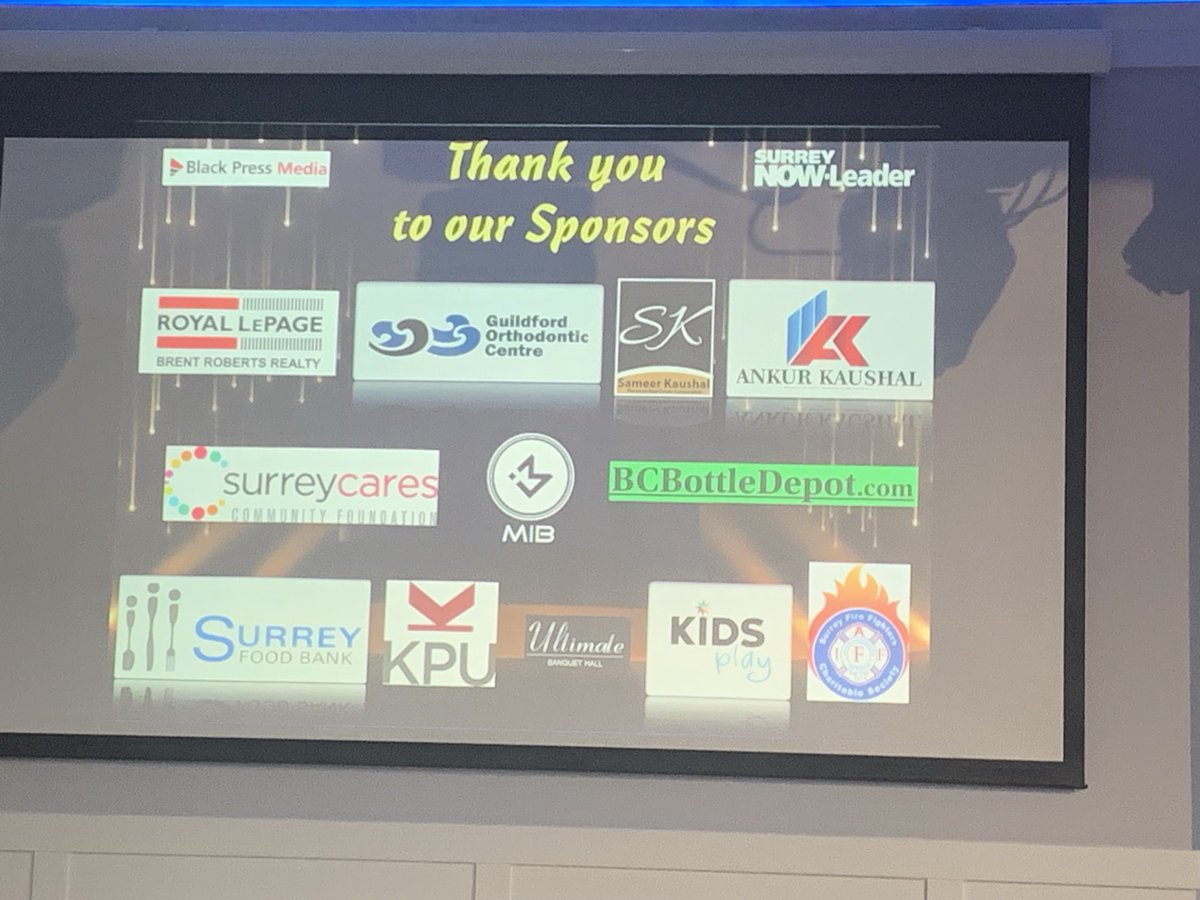 These local businesses and organizations make the Community Leader Awards happen #surreybc