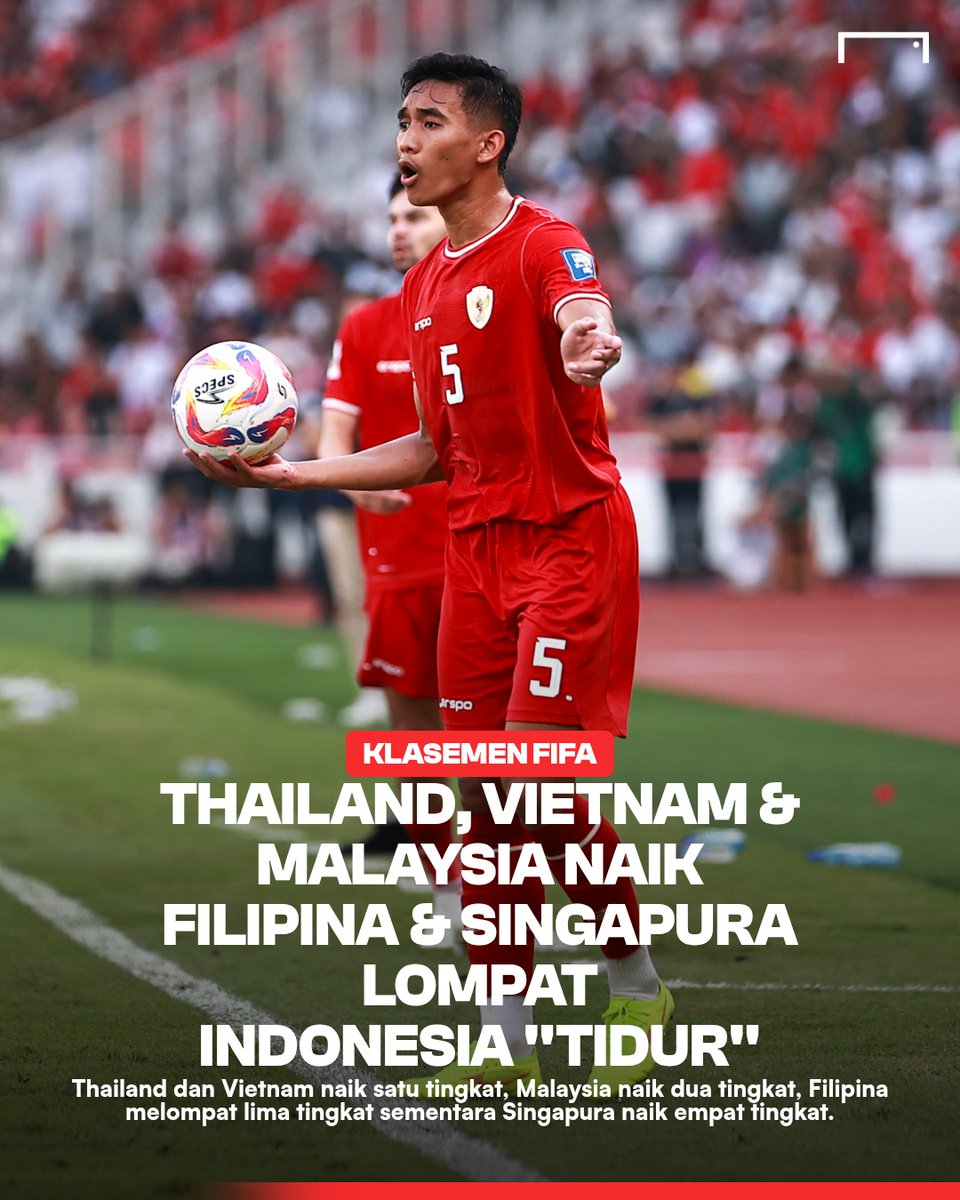 GOAL_ID's tweet image. Filipina dan Singapura NGEGASSS!! 

Thailand, Vietnam dan Malaysia semakin MENJAUH dari Indonesia yang tidak memanfaatkan FIFA Matchday bulan ini.