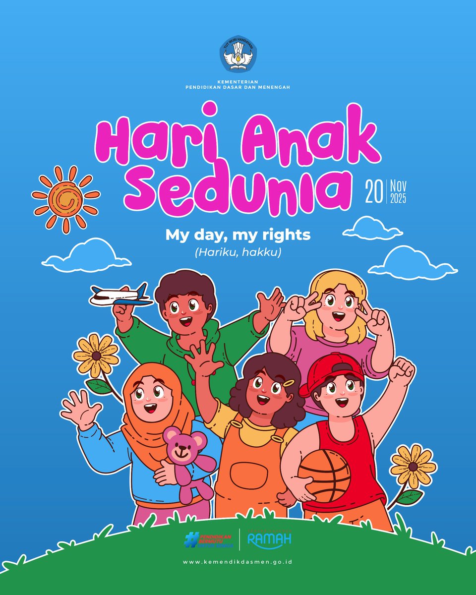 #SobatBelajar, Hari Anak Sedunia mengajak kita merayakan suara, mimpi, dan hak setiap anak di tiap belahan dunia. Tema “Hariku, Hakku” kembali mempertegas komitmen untuk menghadirkan ruang belajar yang aman, nyaman, dan inklusif, serta ruang yang memungkinkan setiap anak merasa