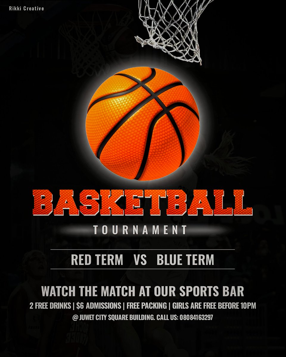 rikki_world's tweet image. Day 26/30 Design Challenge 
Redesigned a basketball flyer bold, fast, and full of court energy.
Good design should hit with the same impact as a slam dunk. 
#DesignChallenge #Day26 #BasketballDesign #GraphicDesign #Creativity
A the original. B my design