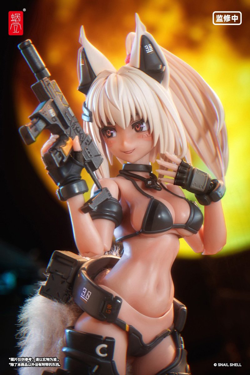 NoGoodFigures's tweet image. She&apos;s so cute! But idk what her English name is. Fire fox or something 😂🔥🐺

Snail Shell RA-04 狐火戦姫

#蝸之殻 #snailshell #actionfigure