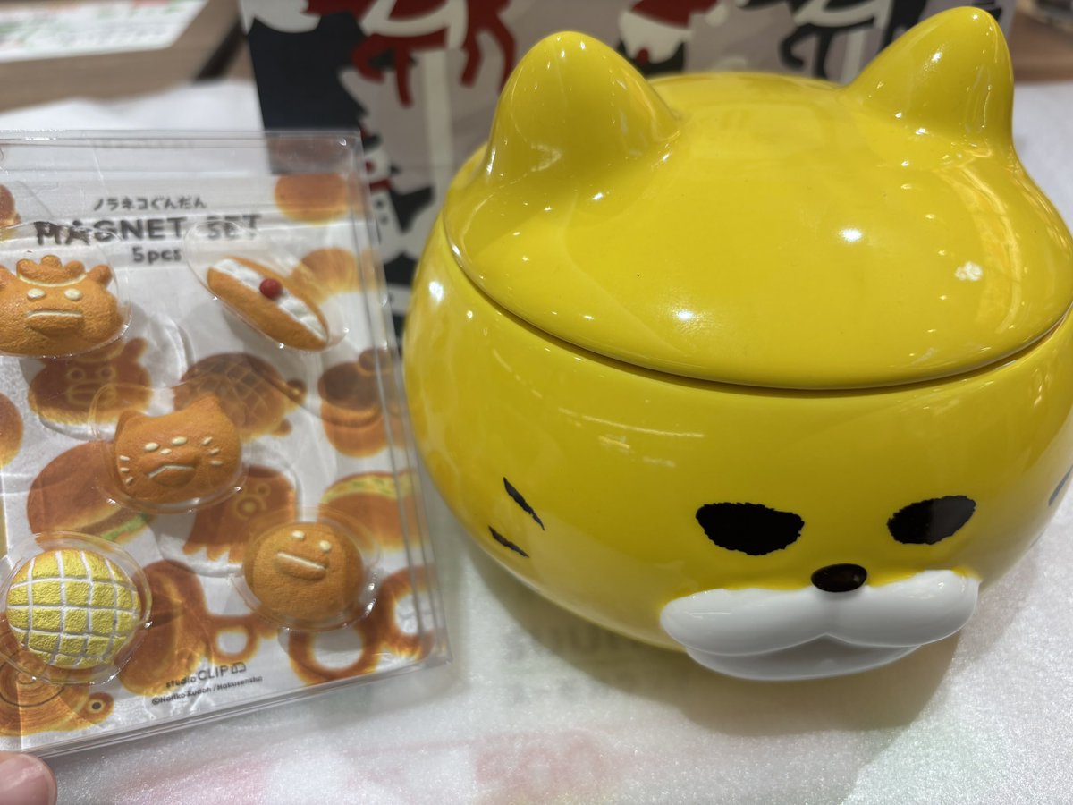 今日からノラネコぐんだん×studio CLIP 開店凸でどんぶりとマグネット