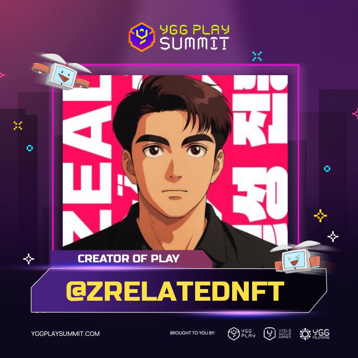 First time going to Yield Play Summit, didn’t expect to be part of creator of play.

Can’t wait to see you guys!!!
<a href="/YGGPlaySummit/">YGG Play Summit</a> <a href="/YGG_Play/">YGG Play</a> <a href="/YGGPilipinas/">YGG Pilipinas</a>