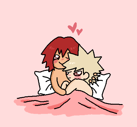 🫂Día 4: soft cuddles 🩷🧸☁️ #kiribaku #krbk #krbkcuddlesweek25