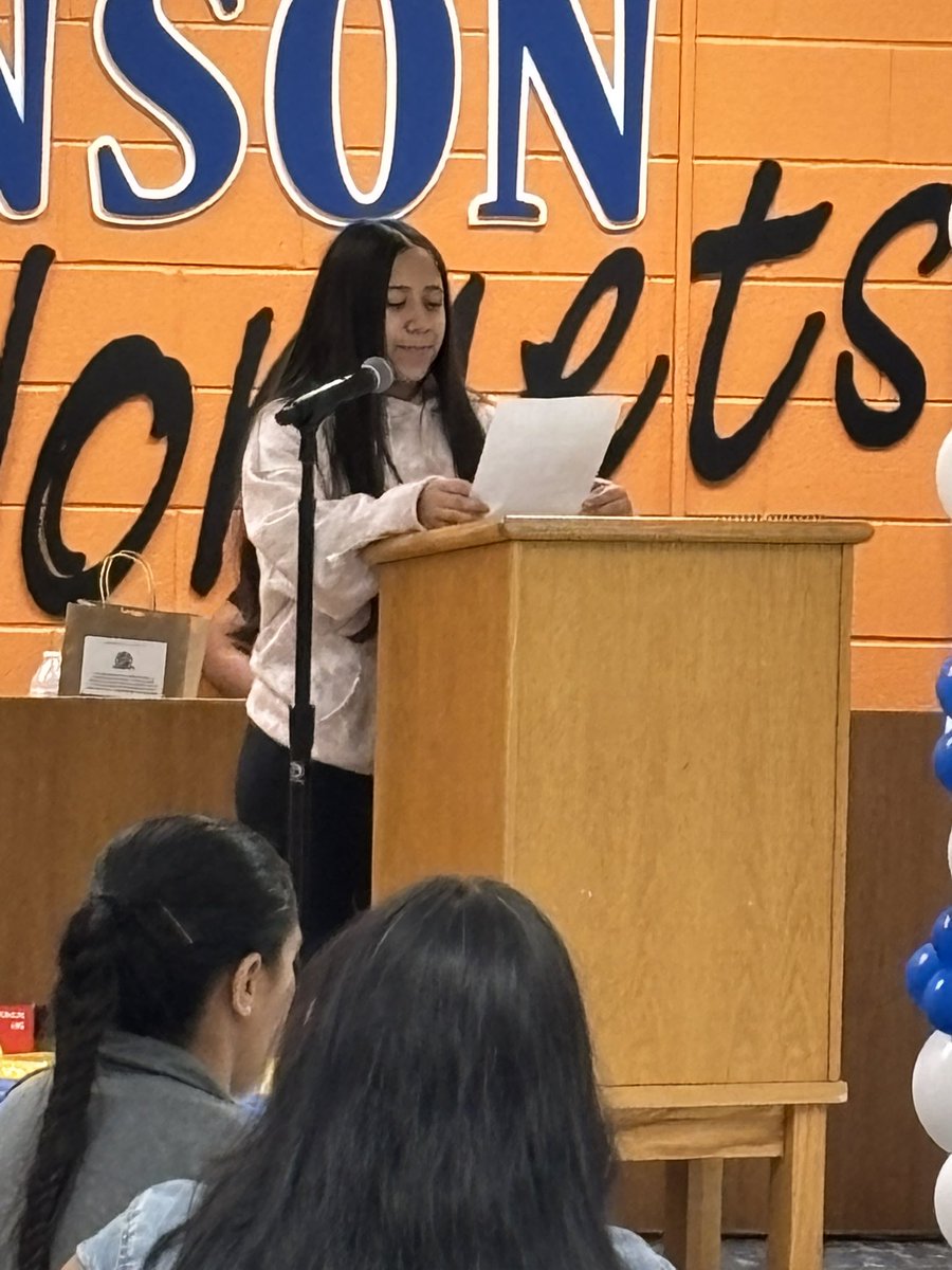 MsAMontemayor's tweet image. It was a pleasure to be at this evening’s event both as a parent and as part of the ML team. Students, my own child included, were honored for meeting all state requirements to reclassify from as an Emergent Bilingual student. Congratulations, scholars! @AliceJohnsonJrH