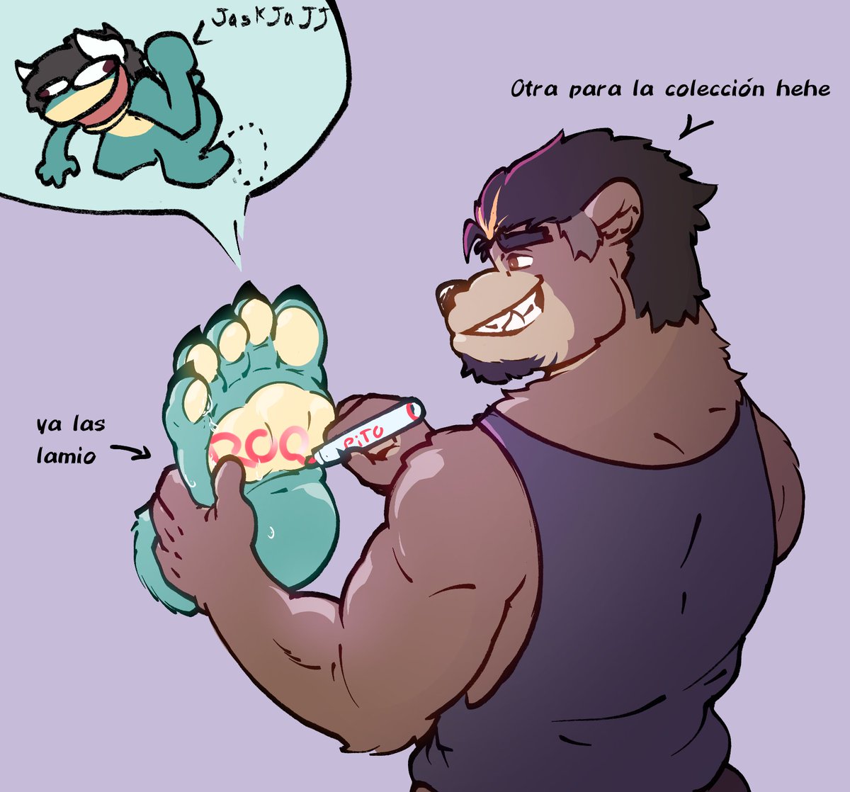 El roqy ya tiene otra pata para su coleccion ajsksa

Dibujo para: <a href="/RyujiTheDrago/">Riujy Thedragon</a> <a href="/RoqyTWR/">Hawy</a>

#furryart #doodle #drawing