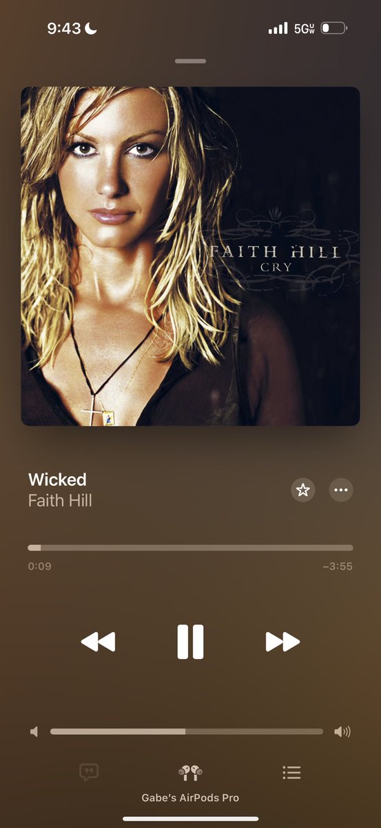gabeAlfassy's tweet photo. yeah I like Wicked (the Faith Hill Japanese bonus track that isn’t on streaming) https://t.co/wFpaExOenF