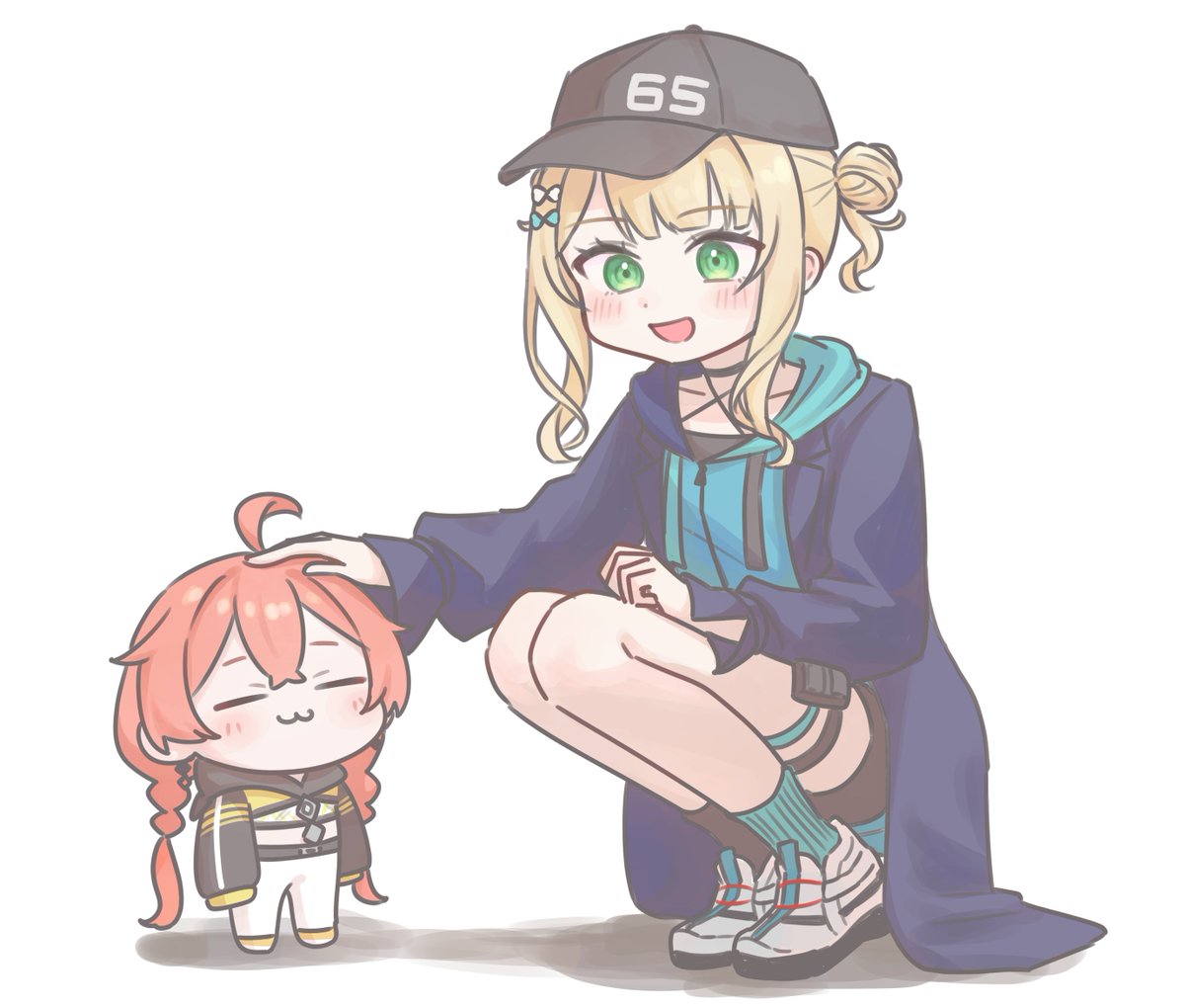 _Ringo_Fuji_'s tweet image. #らくがきろこ #獅子どろーいんぐ 
身長差