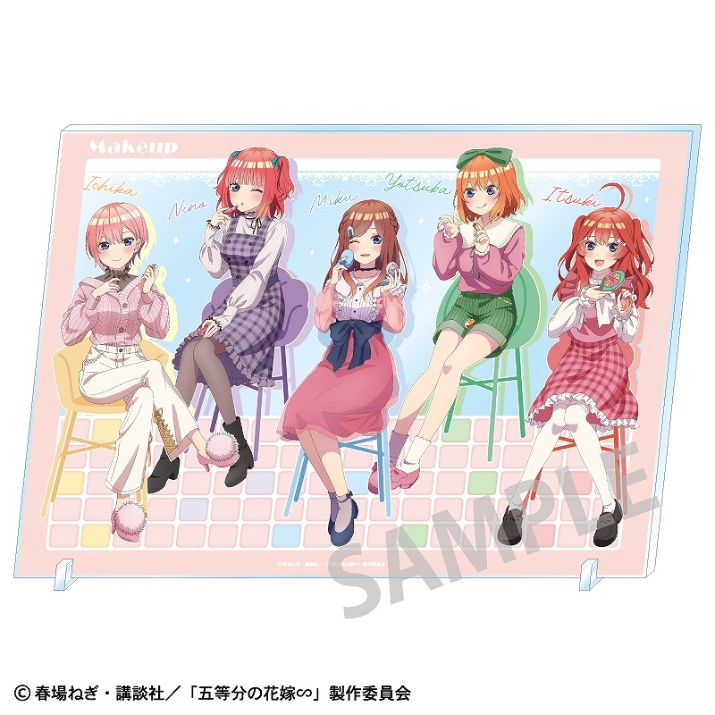 アニメイトオンラインにて販売中！！ 五等分の花嫁∽ A4アクリルパネル