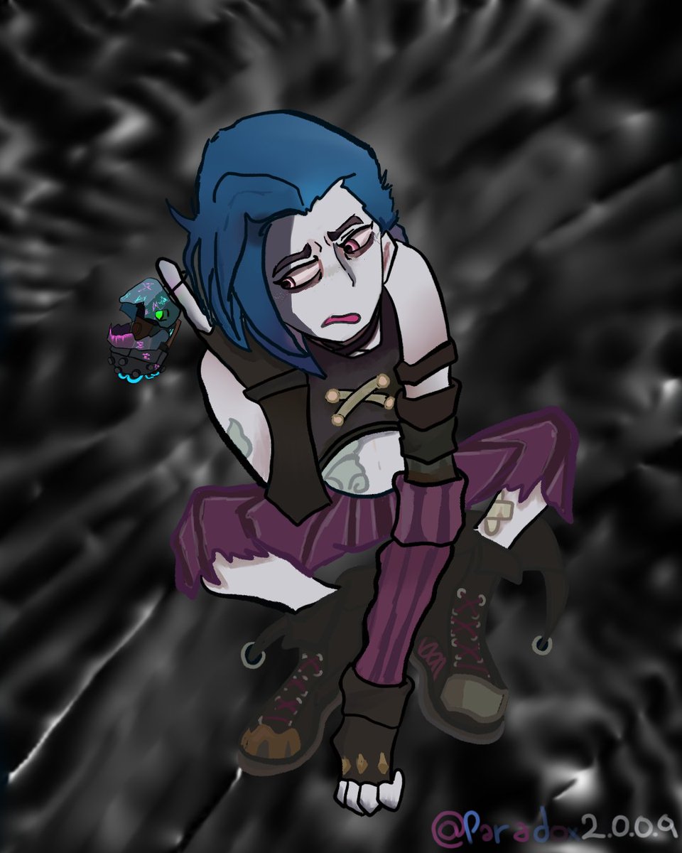 Paradox2009zzz's tweet image. Idk, i´m new in this
#arcanefanart #JinxArcane #digitalart #fanart #jinxfanart